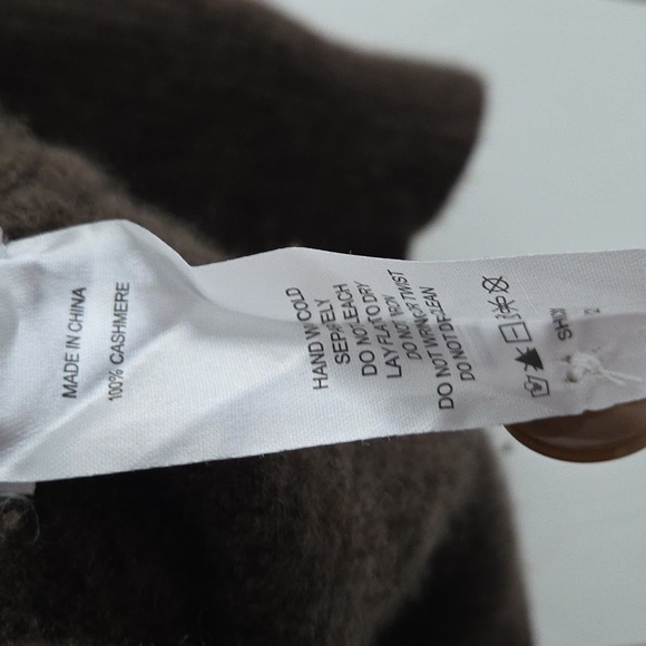 Quince Mongolian Cashmere Oversized Boyfriend Cardigan Sweater XS - Picture 8 of 11